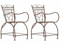 2er Set Stühle Sheela antik braun