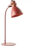 Erena Tischleuchte 52cm Rot Metall/holz Schnurzwischenschalter 1x A60, E27, 40 W,