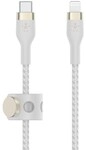 Usb-c-kabel &ndash; Ltg Silikongeflecht 1m Weiss - Belkin