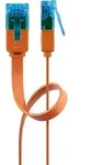 Goobay - Cat 6a Flach-patchkabel, U/utp, Orange, Kupferleiter (cu). Kabell&auml;nge 2 M
