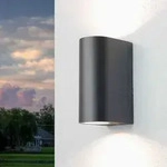 Design Wandleuchte Spot Up Down Anthrazit Aalborg Gu10