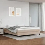 Bettgestell Cappuccino-braun 180x200 Cm Kunstleder Vidaxl