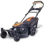 Fuxtec - 4in1 Benzin Rasenm&auml;her 51cm Schnittbreite Schwenkbare Vorderachse 7-stufige