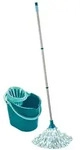 Leifheit - Wischmopp Set 3-teilig Bodenwischer Wischer Eimer Bodenreiniger Putzeimer