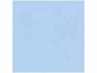 Bricoflor - Blaue Tapete für Babyzimmer Einfarbige Vliestapete in Hellblau ideal