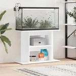 Aquariumst&auml;nder Wei&szlig; 80x35x60 Cm Holzwerkstoff Vidaxl