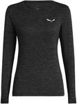 Salewa Puez Melange Dry Damen Langarmshirt Schwarz 00-00000274540911 R Xs