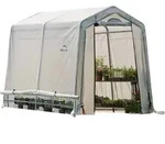 Shelterlogic Foliengew&auml;chshaus 4,32 M2 Wei&szlig; 240x180 Cm