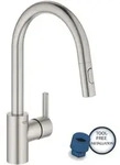 Feel - Sp&uuml;ltischarmatur Mit Ausziehbarer Brause, Supersteel 31486dc1 - Grohe