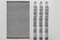 Badematte Shaki, Badvorleger Aus Recycelten Pet Flaschen, 50 X 80 Cm, Taupe,