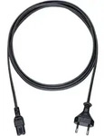 Strom Anschlusskabel [1x Euro-stecker - 1x Kleinger&auml;te-buchse C7] 5.00 M Schwarz