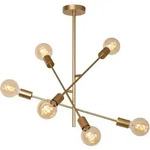Lester - Deckenleuchte - 6xe27 - Mattes Gold / Messing - Lucide