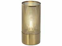 Lampe Gracian Tischleuchte messing gebürstet 1x A60, E27, 60W, g.f. Normallampen n.