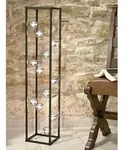 Dandibo - Lichts&auml;ule Teelichthalter 100 Cm Teelicht St&auml;nder F&uuml;r 12 Teelichter