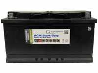 Quality Batteries - Q-Batteries Start-Stop Autobatterie AGM95 12V 95Ah 850A...