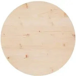 Tischplatte &Oslash;60x2,5 Cm Massivholz Kiefer Vidaxl Braun