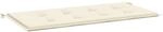 Gartenbank-auflage Creme 100x50x4 Cm Oxford-gewebe Vidaxl