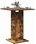 Bistrotisch R&auml;uchereiche 60x60x75 Cm Holzwerkstoff Vidaxl
