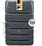 4rain - Slim Stone Decor Mauertank 510 Liter Graphite Grey