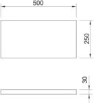 Obo Bettermann Kalziumsilikatplatte Ksi-p2 500 X 250 X 30mm Grauweiss