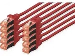 Digitus Cat 6 S/ftp Patchkabel, 10 St&uuml;ck, 2m, Rot (dk-1644-020-r-10)