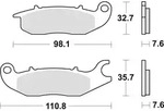 Trw Zf Bremsbel&auml;ge Kh375 Organisch F&uuml;r Honda Cbf 125 (09-16) Und Cbr 125 (04-17),