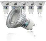 B.k.licht - Led Leuchtmittel Gu10 10er Set - 5w, 400lm, 3000k, Klar