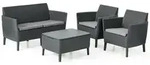 Lounge-set 2-sitzer Salemo Graphit - Keter