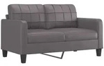 2-sitzer-sofa Grau 140 Cm Kunstleder - Vidaxl