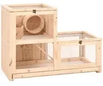 Hamsterk&auml;fig 81x40x60 Cm Massivholz Tanne - Vidaxl