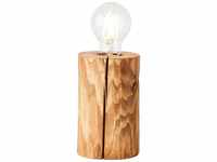 Lampe, Trabo Tischleuchte 15cm kiefer gebeizt, Holz, 1x A60, E27, 25W,Normallampen