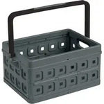 Klappbox Square 24 L Anthrazit Einkaufsbox Einkaufskorb Mit Griff - Sunware