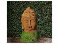 Xl Buddha Kopf 69cm Skulptur Steinoptik Indoor-Outdoor Buddha 406152