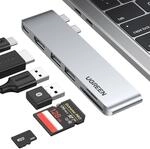Ugreen Cm380 Usb-hub (2x Usb-c - Hdmi/2x Usb 3.0/sdtf/usb-c Pd) - Grau