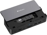 Verbatim Cds-15s Kabelgebunden Usb 3.2 Gen 1 (3.1 Gen 1) Type-c Schwarz, Grau