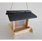 Vogelhaus Emma Mit Plexiglasscheibe Aus Holz Natur