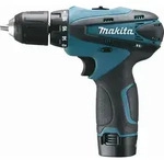 10,8 V Li-ion 1,3 Ah Bohrschrauber &Oslash; 10 Mm Makita 2 Akkus, Ladeger&auml;t, Koffer -