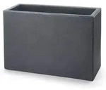 Teraplast - Schio Box 100 Pflanzgef&auml;&szlig; Anthrazit - 100 Cm