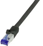 Logilink C6a053s Rj45 Patchkabel Cat 6a S/ftp 2.00 M Schwarz 1 St.
