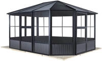 Sojag Pavillon Charleston 12x12, Anthrazit, 384 X3 84 X 281 Cm (l X B X H), Aluminium