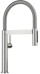 Blanco Culina S - Sp&uuml;ltischarmatur Mit Flexiblem Arm Und Brause, Stahl 527467