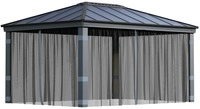 Palram-canopia - Polyester Moskitonetz F&uuml;r Pavillon Dallas 4900 Grau