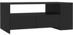 Couchtisch Schwarz 102x55x42 Cm Holzwerkstoff - Vidaxl