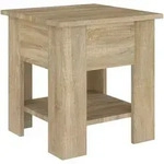 Vidaxl Coffee Table Sonoma Oak 40x40x42 Cm Engineered Wood