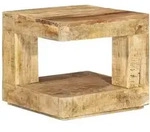 Couchtisch 45x45x40 Cm Massivholz Mango Vidaxl