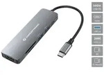 Conceptronic Donn11g 6-in-1 Usb 3.2 Gen 1 Dockingstation, Hdmi, 100w Usb Pd, Usb 3.0,