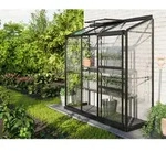 Vitavia - Anlehn-gew&auml;chshaus 'ida 1300', Schwarz, 1,3 M2, 3 Mm Esg