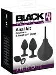 Black Velvets &ndash; 4-teiliges Anal-duschset