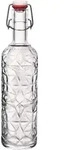 Bouteille Oriente 1l Design &Eacute;l&eacute;gant, Verre R&eacute;sistant - Bormioli