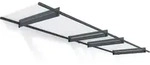 Palram-canopia - Vordach Nancy 4100 Anthrazit 411x94 Cm